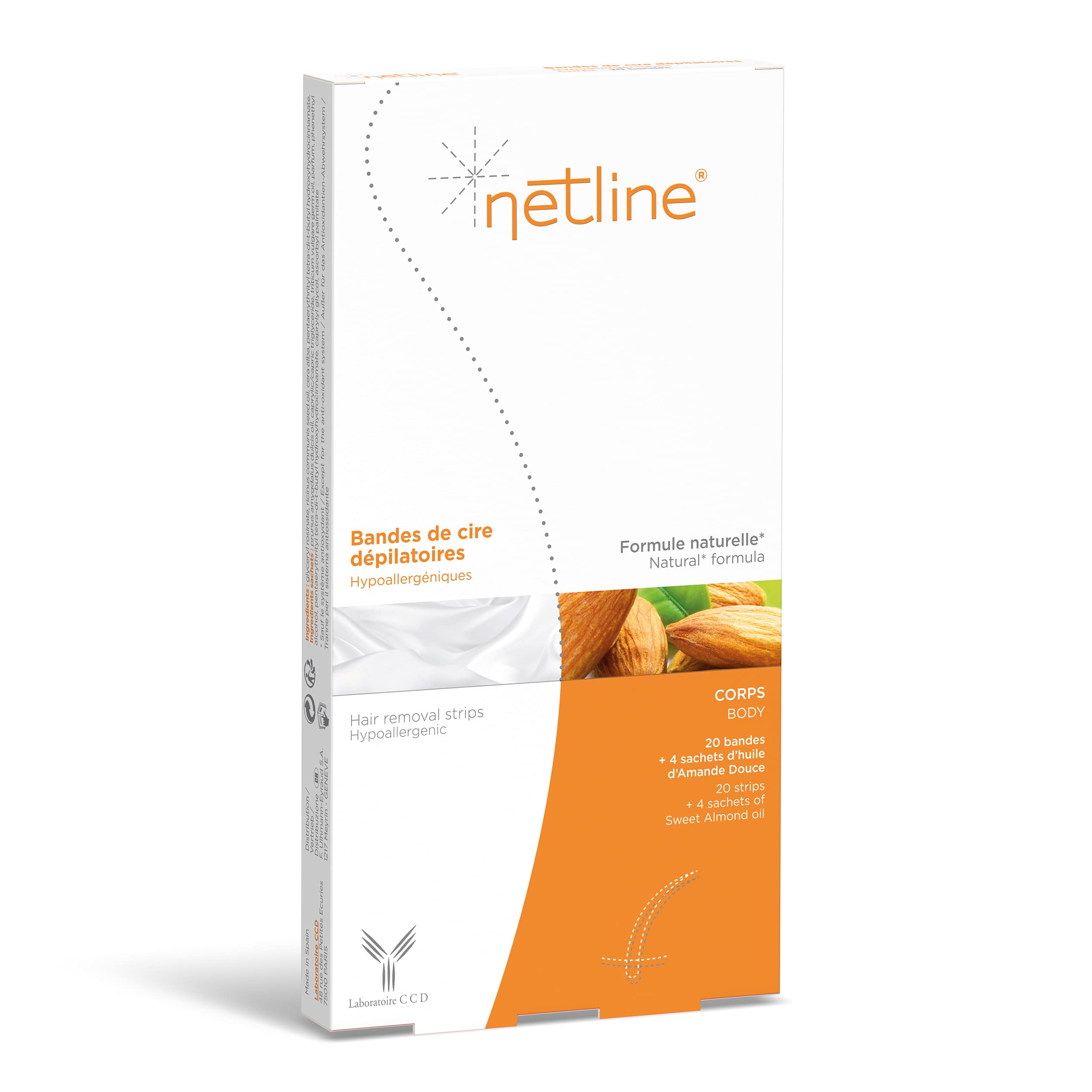 Netline Hair Removal Strips for Body