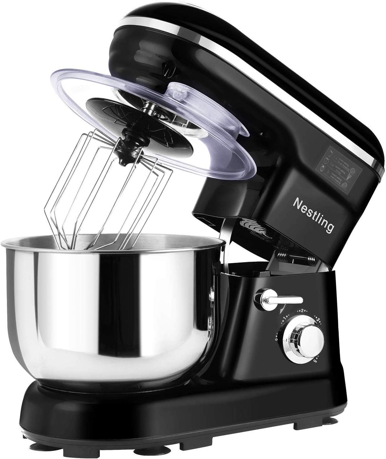 Nestling® 1200W Food Stand Mixer with 5L Mixing Bowl, 5 Speed Kitchen