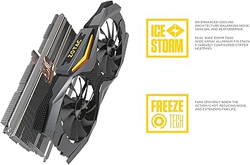 Amazon Com Zotac Geforce Gtx 1080 Amp Edition Zt Pc 10p 8gb Gddr5x Icestorm Cooling Metal Wraparound Carbon Exoarmor Exterior Ultra Wide 100mm Fans Gaming Graphics Card Computers Accessories