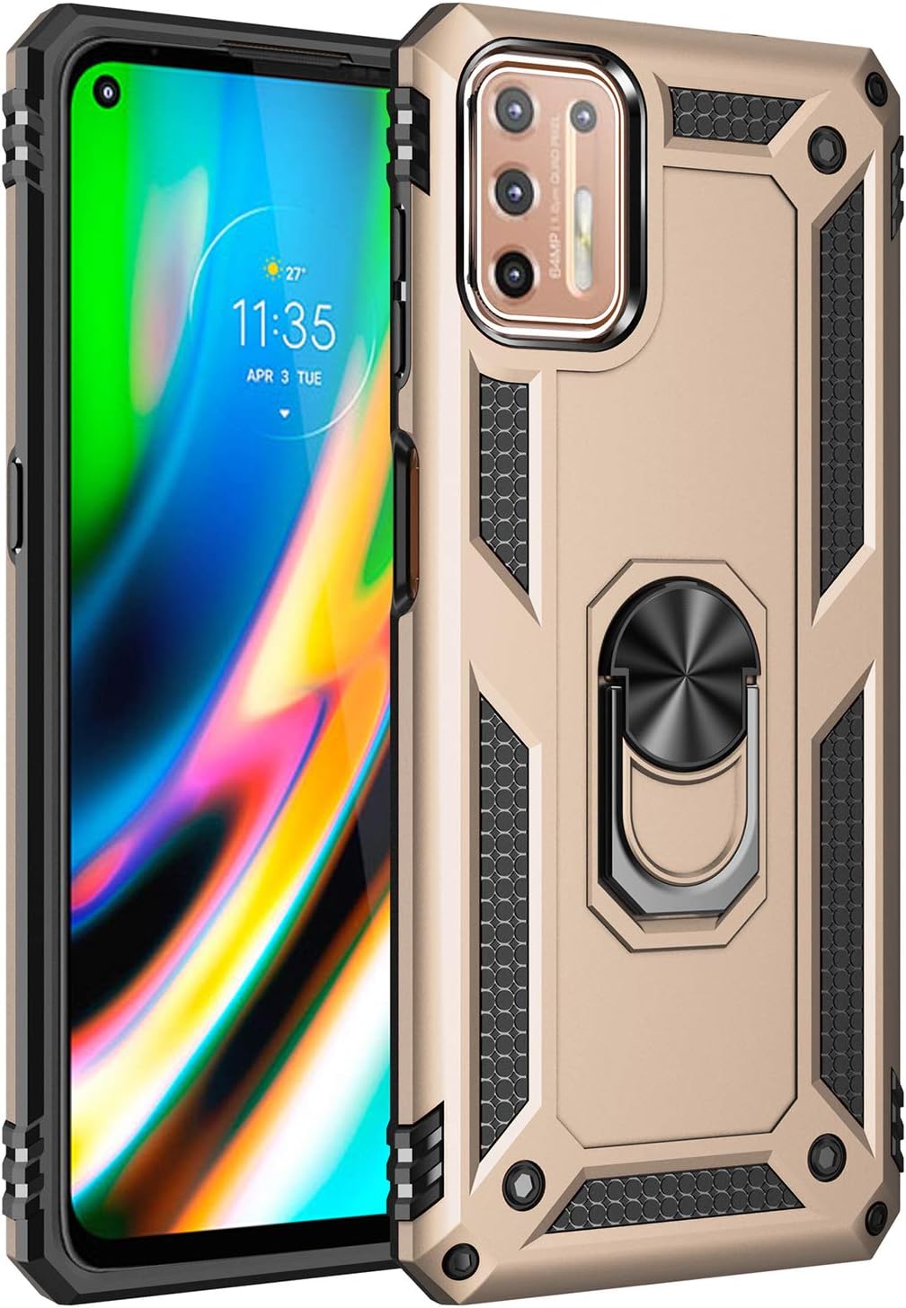 Amazon.com: Moto G9 Plus Case, LaimTop 