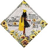 Tassel Toppers Woman Custom Graduation Cap, Graduation Cap Topper &amp; Design