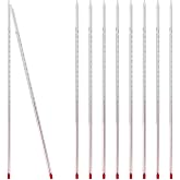 Relaxweex 10 Pcs General Purpose Lab Thermometer 12 Inch Total Glass, Clear | Immersion Glass Liquid, -20 to 150℃ Liquid in Glass Thermometer for Laboratories, Universities, Food and Beverage Processing