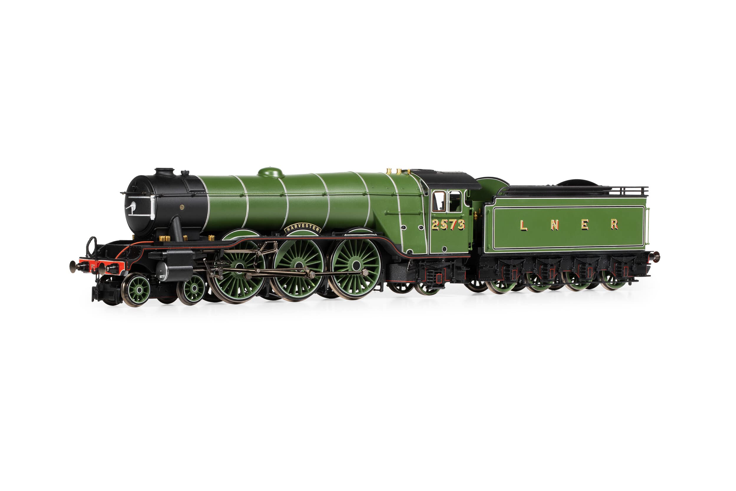 Hornby Steam Train - R30216 LNER, A3 Class, No.2573 'Harvester' - Era 3 00 Gauge Locomotives for Train Set, Engine Models for Adults - 1:76 Scale Model Gift