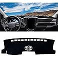 GafeSkui Dash Cover Compatible with 2023-2025 Ford Ranger Accessories Custom Dashboard Cover Carpet Mat Non-Slip