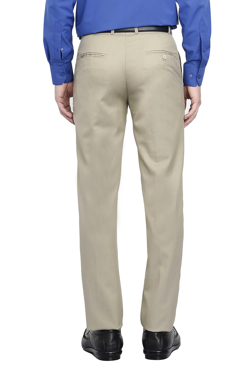 mchenry men's solid formal regular fit stretch(lycra) formal trousers