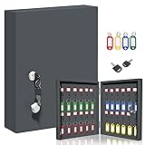 erosoei Key Box with Lock, Key Cabinet Wall Mount