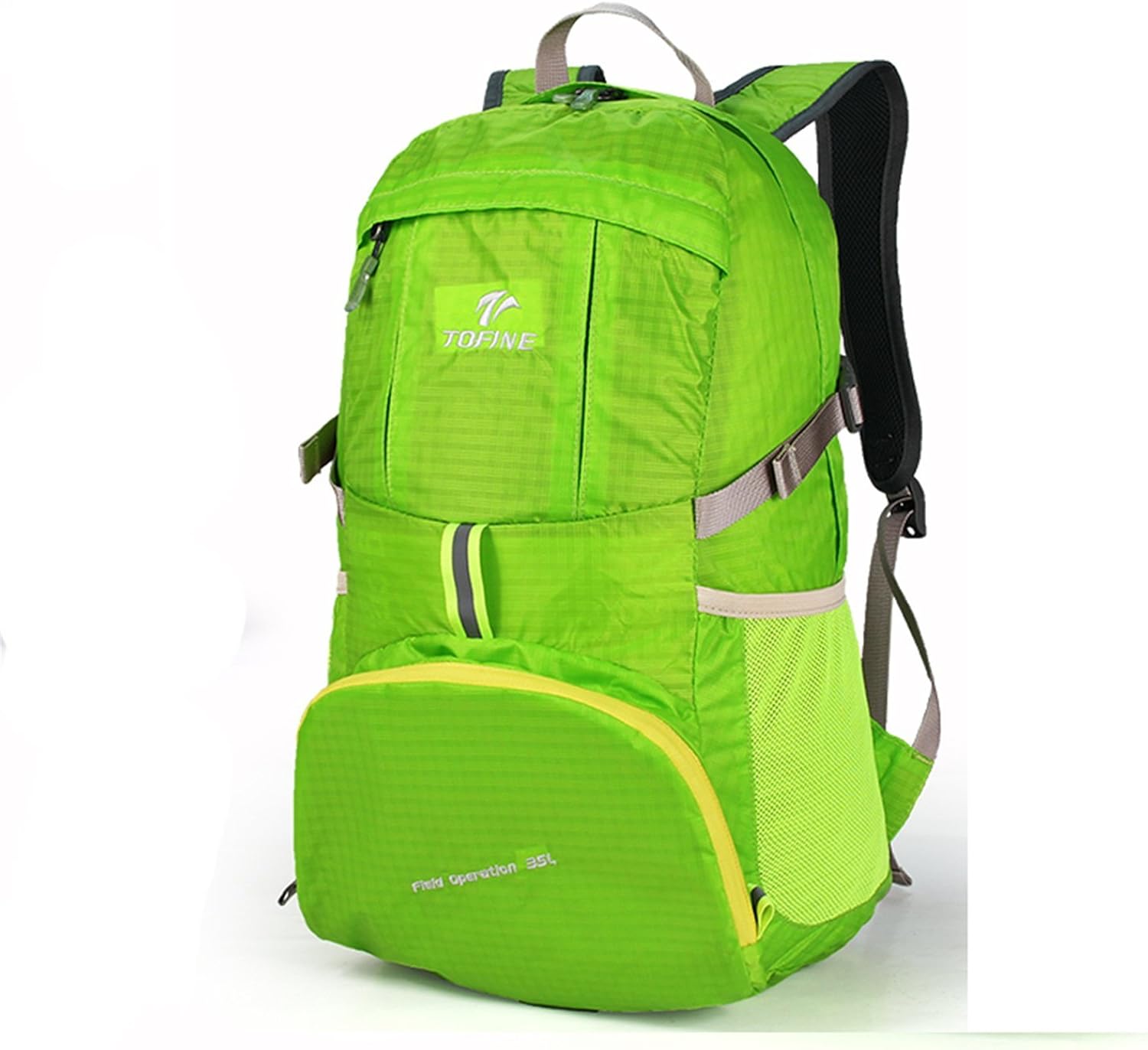 TOFINE Portable Travel Light Hiking Daypacks Foldable Water Resistance Backpack 35L
