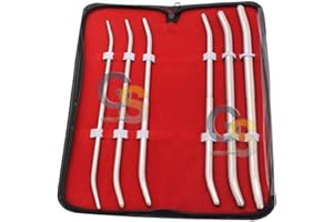 G.S GYNE Pratt Dilator Set of 6 PCS Curved GYNE by G.S Online Store