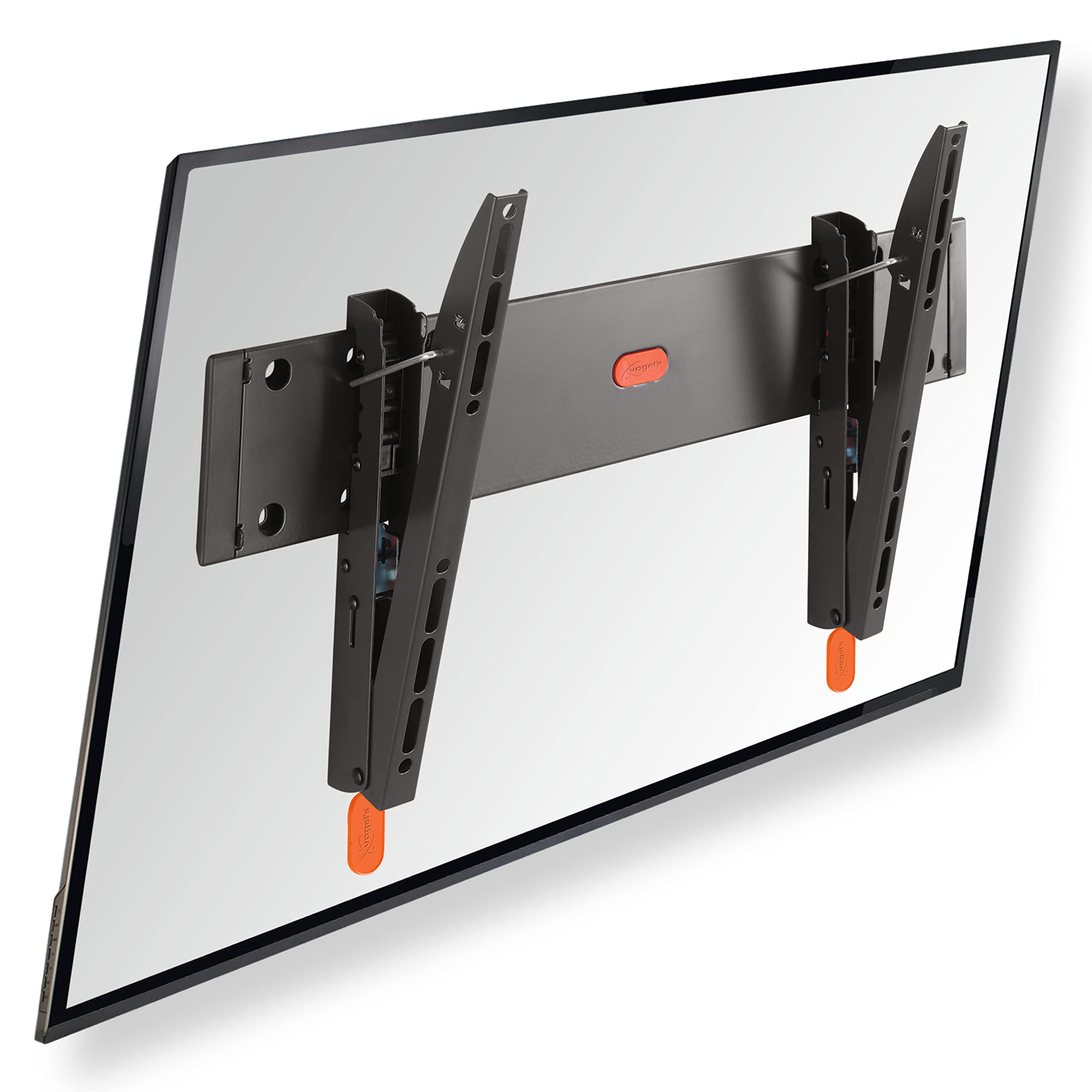 Vogel's BASE 15 M, TV wall mount bracket for 32-55 Inch TVs, Tilt, Max 30 kg and up to VESA 400x400, black