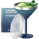 Hemli Martini Glass, Stainless Steel Insulated Martini Tumbler Cocktail Cup