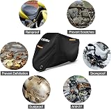 Favoto Waterproof Motorbike Cover XXL 245x105x125 cm Oxford Dustproof view 2