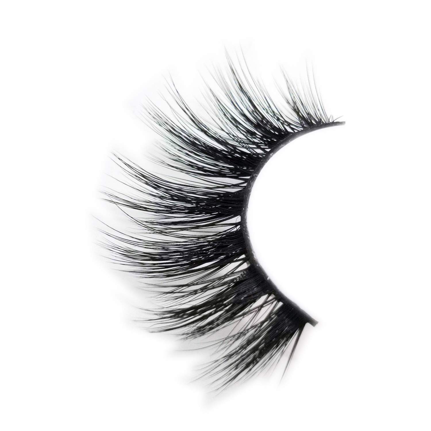 Veleasha 5D Faux Mink Lashes Handmade Luxurious Volume Fluffy Natural False Eyelashes 5 Pairs | Dubai : Beauty