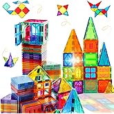 Magnetic Tiles Toddler Building Blocks Toys, Magnet Montessori Kids Toys for 3+ Year Old Boys and Girls, Preschool Learning S