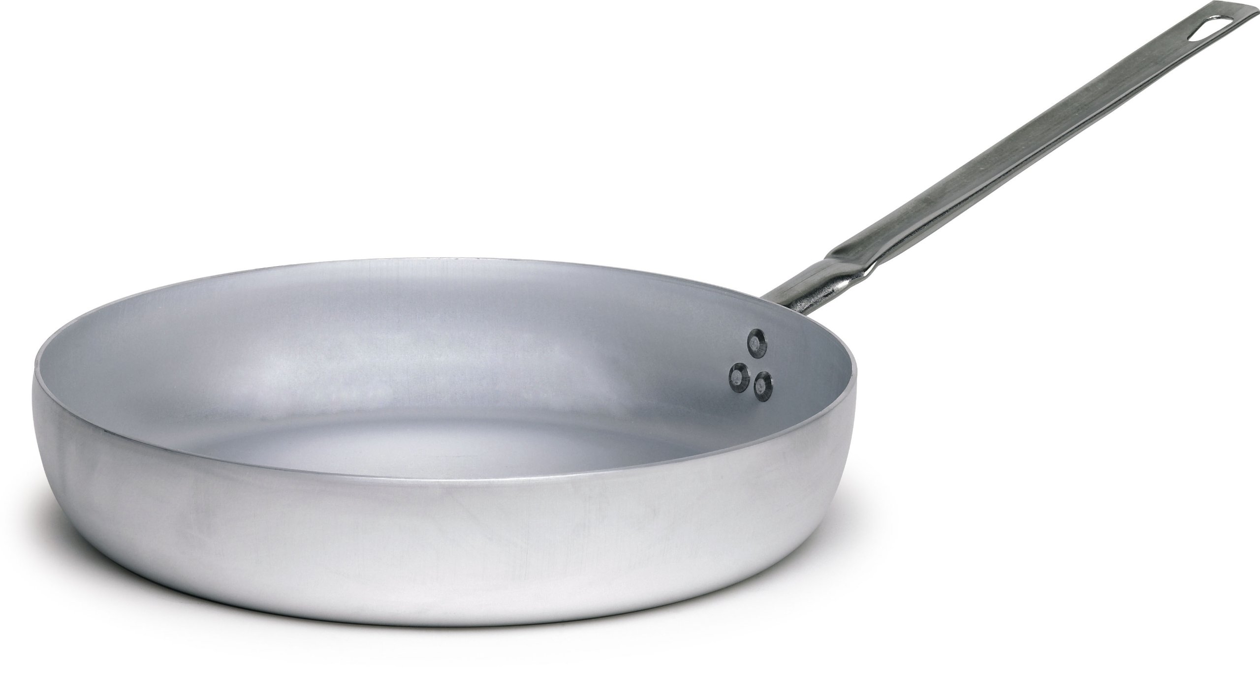 Pentole Agnelli Family Cooking Aluminium Frying Pan With Cast Aluminium Handle, Diameter 24 Cm.
