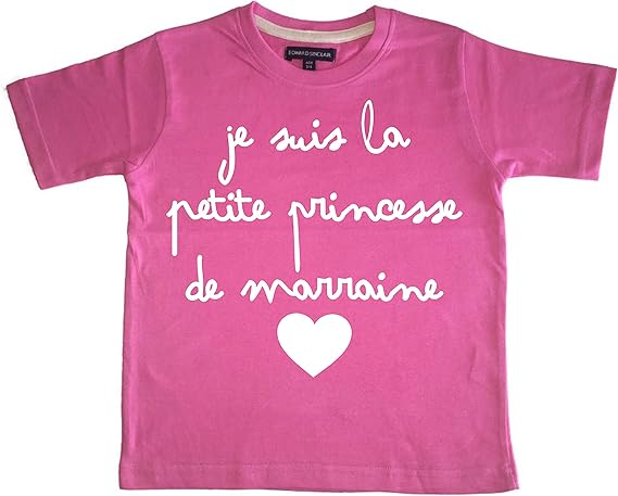 Edward Sinclair 'Je suis la Petite Princesse de Marraine' T-Shirt Fille:  Amazon.fr: Vêtements et accessoires
