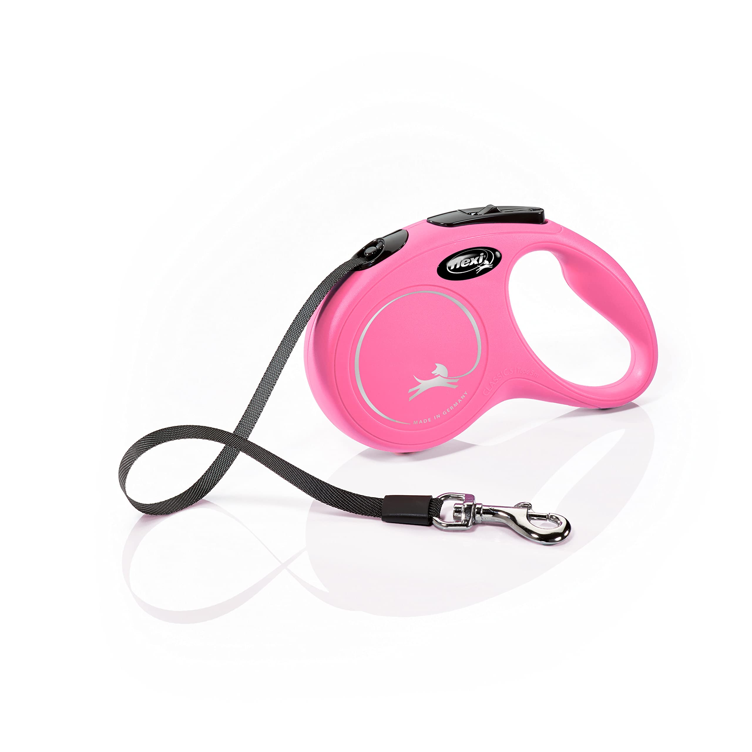 flexi New Classic Retractable Lead Tape, Small, 5 m, Pink โ image 1