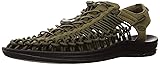 KEEN Men's Uneek Classic Two Cord Sandals, Dark