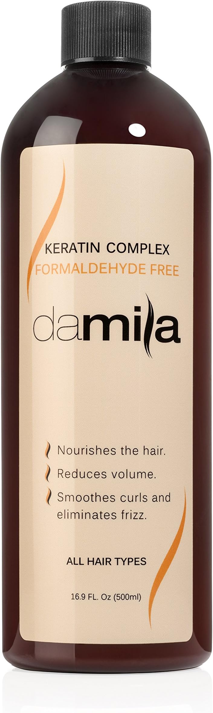 Keratin Complex Hair Treatment - Anti Frizz Acts as a Hair Straightener, Conditions and Repairs - Formaldehyde Free Keratin Complex - Professional or Home Keratin Treatment (16.9 oz.)