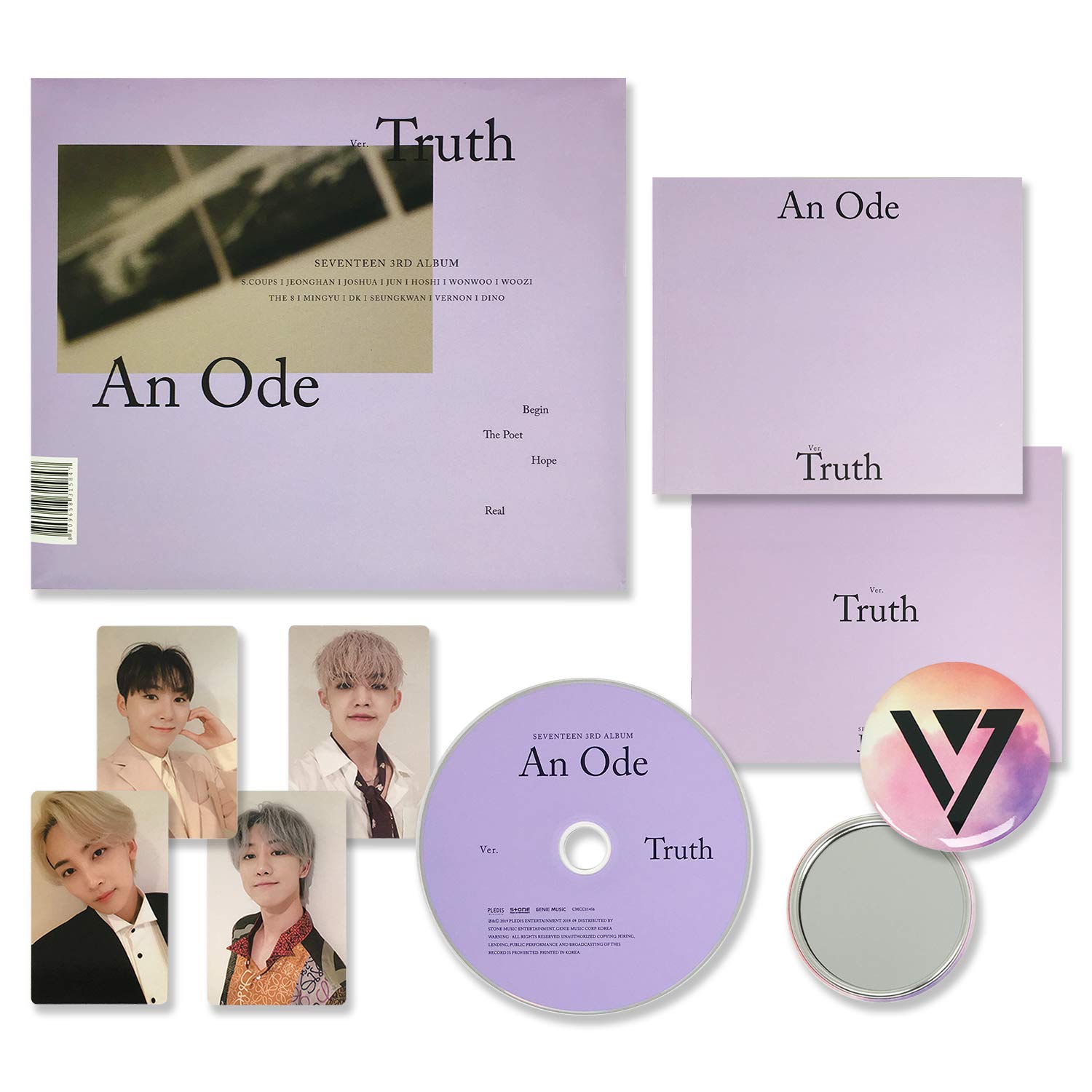 SEVENTEEN - SEVENTEEN 3rd Album - AN ODE [ Truth ver. ] CD + Photobook