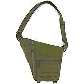 Concealed Carry Sling Bag for Men, Chest Holster Bag of Pistols Anti-Thief Crossbody Daypack Personal Pocket Sling Pack