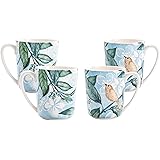 Bico Lemon Dreams Ceramic Mugs, Set Of 4, For Coffee, Tea, Drinks, Microwave - View #6