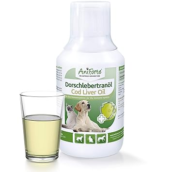 Aniforte Olio Di Fegato Di Merluzzo Puro 250ml Per Gatti