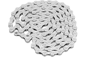Projiaxion 6/7/8 Speed Bike Chain, 1/2 X 3/32 Inch 116 Links, Reusable Bicycle Derailleur Chain, for 6/7/8 Speed Mountain Bik