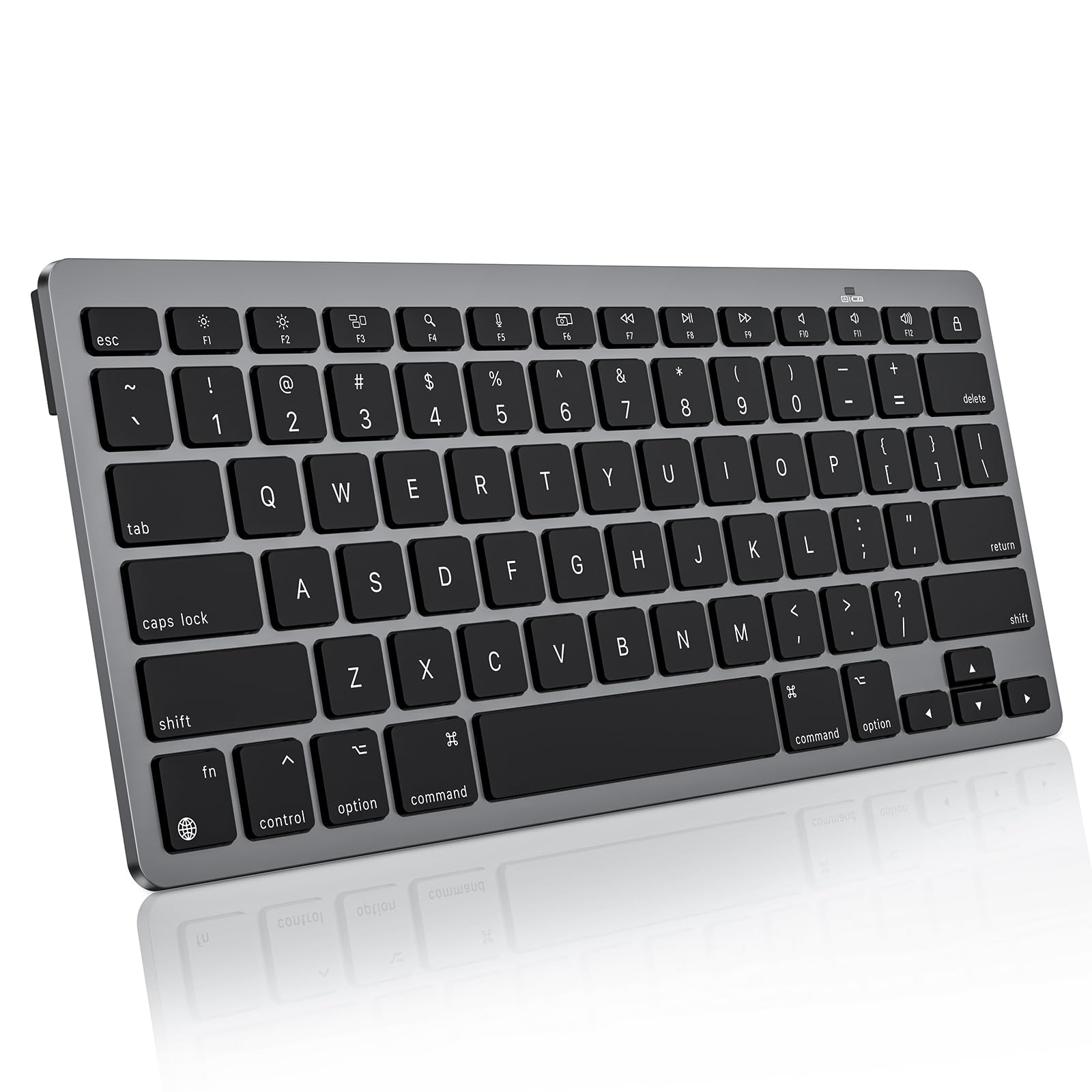Photo 1 of OMOTON Bluetooth Keyboard for Mac, Ultra-Slim Wireless Keyboard with Stable Connection, Compatible with iMac, iMac Pro, MacBook Pro/Air, Mac mini Laptop, Black Grey