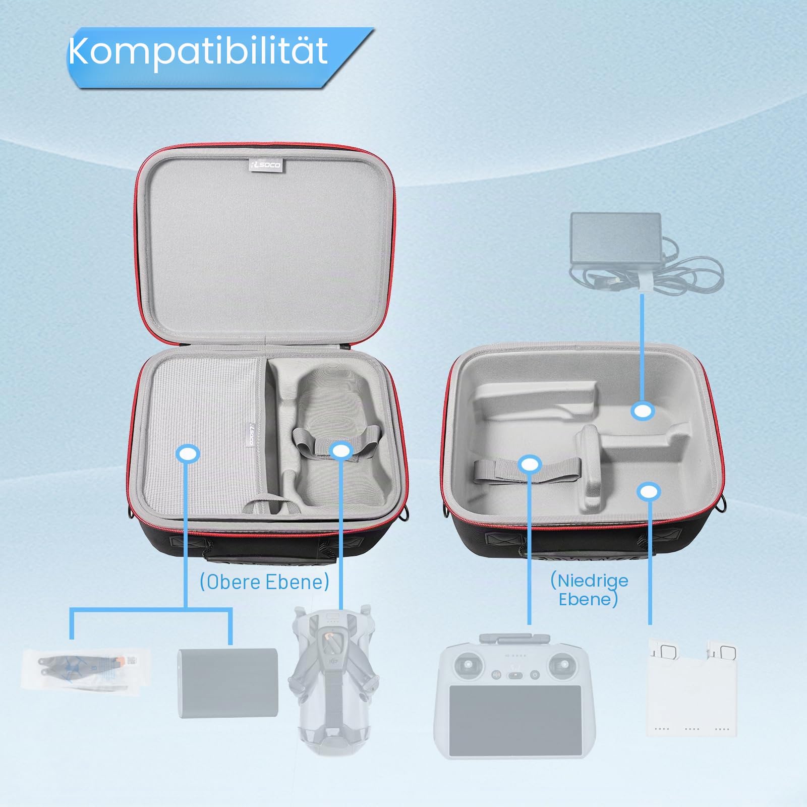 RLSOCO Tasche für DJI Mini 5 Pro Fly More Combo 2