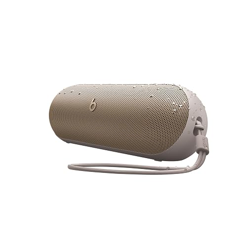Beats Pill (Latest release)-Portable Bluetooth Speaker, Up to 24H Battery Life, Water Resistant, Bluetooth, Apple & Android Compatible, Seriously loud sound for home, outdoor & travel- Champagne Gold
