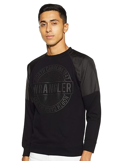 wrangler black sweatshirt