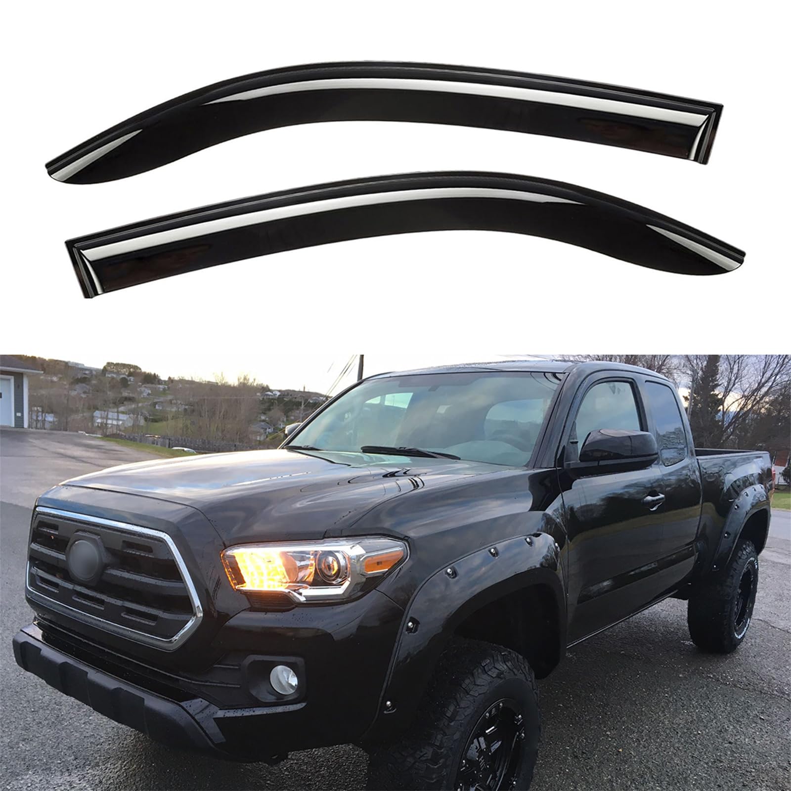Precut Window Tint Film – Front Two Doors – For Toyota Tacoma Access Cab 2016-2023 | AUTOTEK