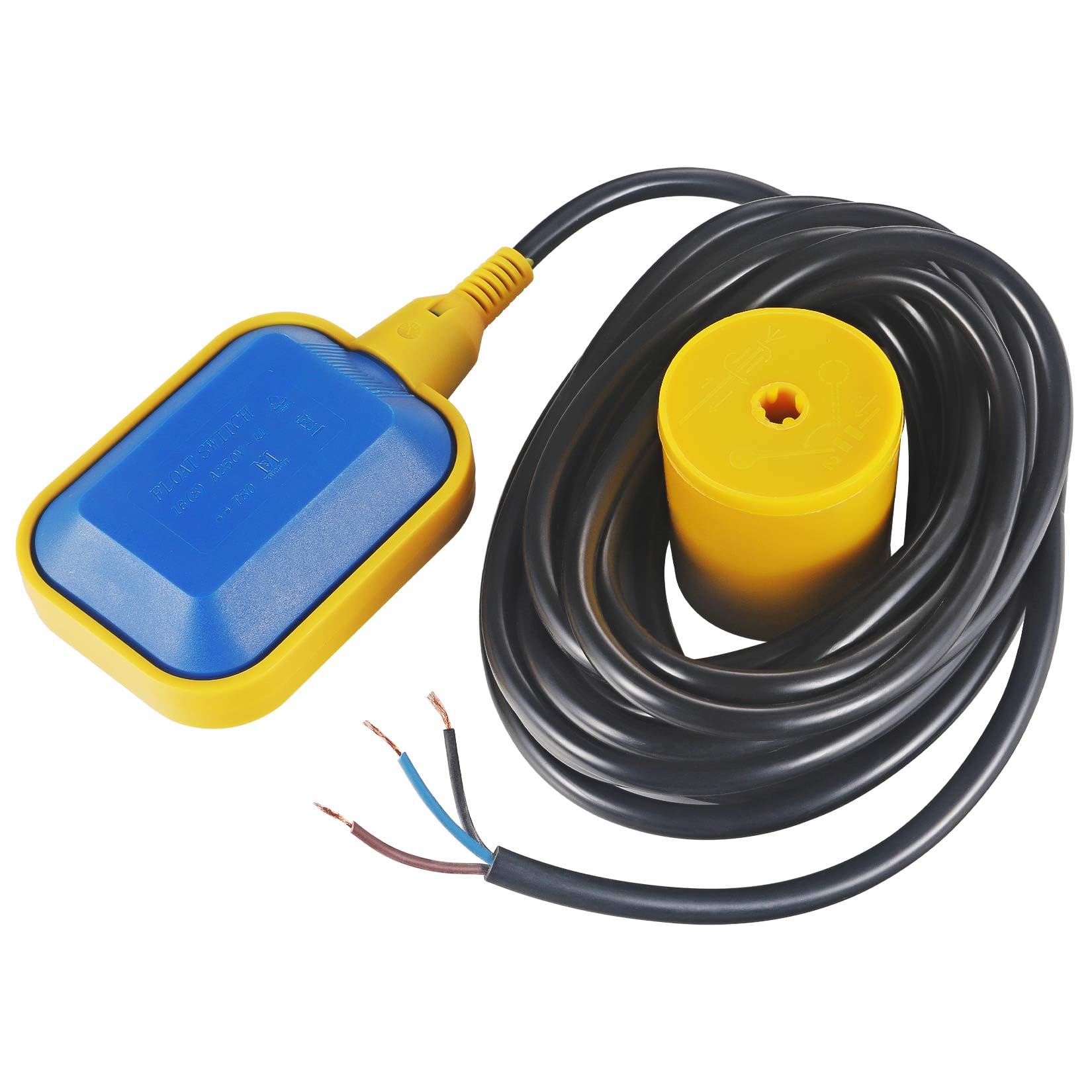Photo 1 of 2M 6.5ft Cable Float Switch Water Level Controller for Tank Pump Sump Pump, Water Tank