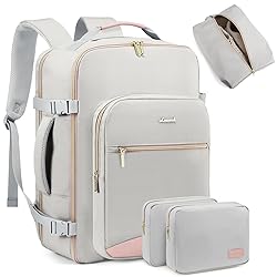 LOVEVOOK Carry on Backpack, 50L Travel Backpack