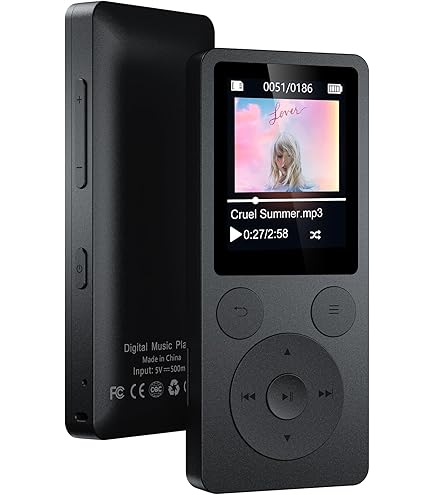 8GB Transcend Digital Music Player and FM Radio MP330 (Black
