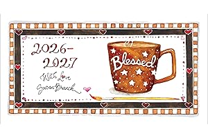 TF Publishing 2026-2027 Susan Branch Small Monthly Pocket Planner with 2 Page Large Calendar Grid and Lined Notes Section - 2 Year Pocket Calendar 2026-2027 Perfect for Purse - 3.5in x 6.5in