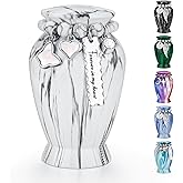Abooxiu Small Urns for Human Ashes Keepsake 2.85 Inches Mini Urns for Ashes Memorial Small Cremation Urn Ash Keepsake Urns Mini Funeral Burial Decorative Urn for Adult Males Females Pets