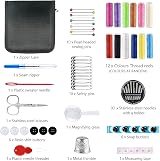 CASPLUS Sewing Kit Small 82-Piece with Zipper Case Travel Home Emergency view 3