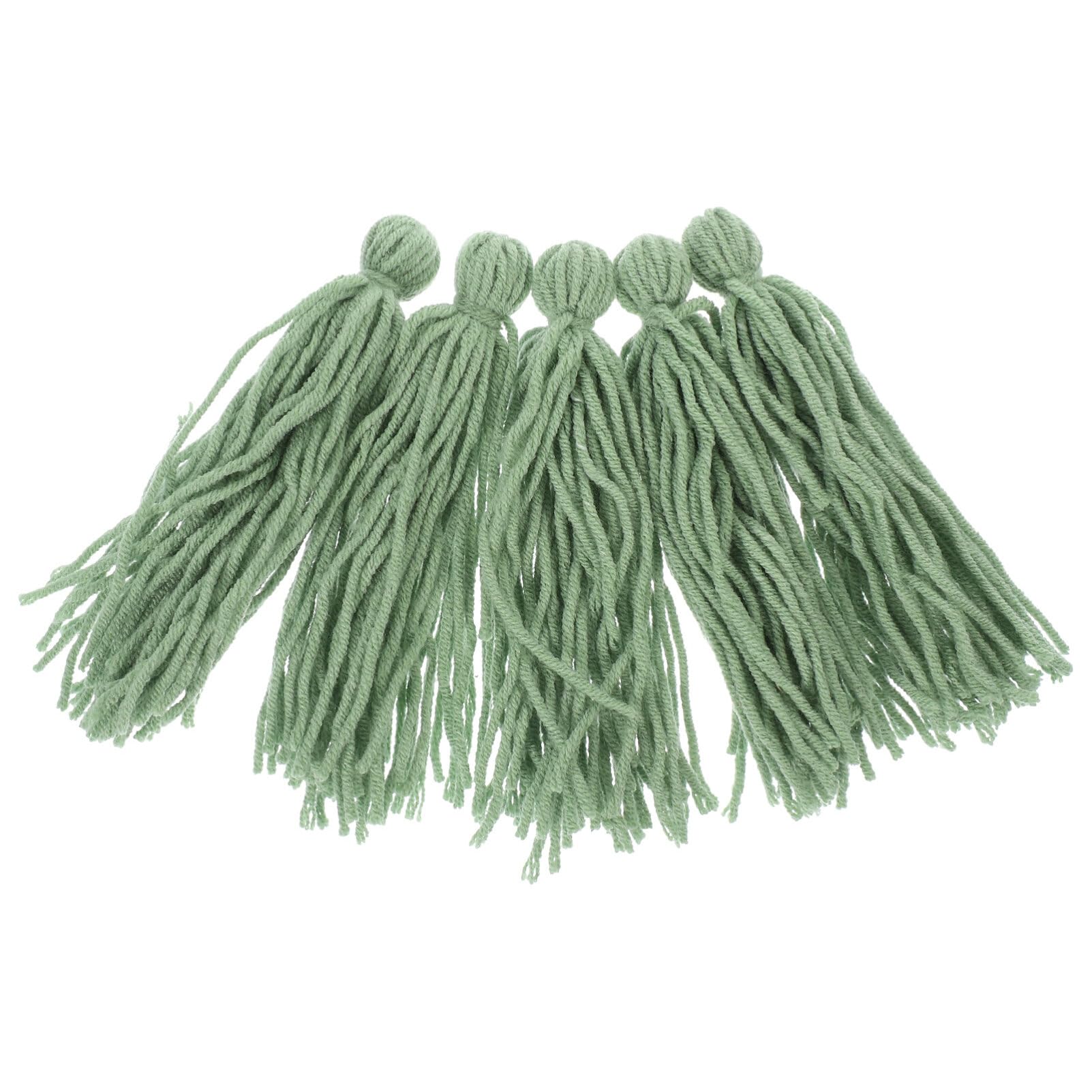 BESPORTBLE Fish Spawning Mop - 5Pcs Floating Fish Breeding Mops, Egg Laying Safe Baby Fish Hideout Aquarium Grass for Aquarium Floating Fish - Green