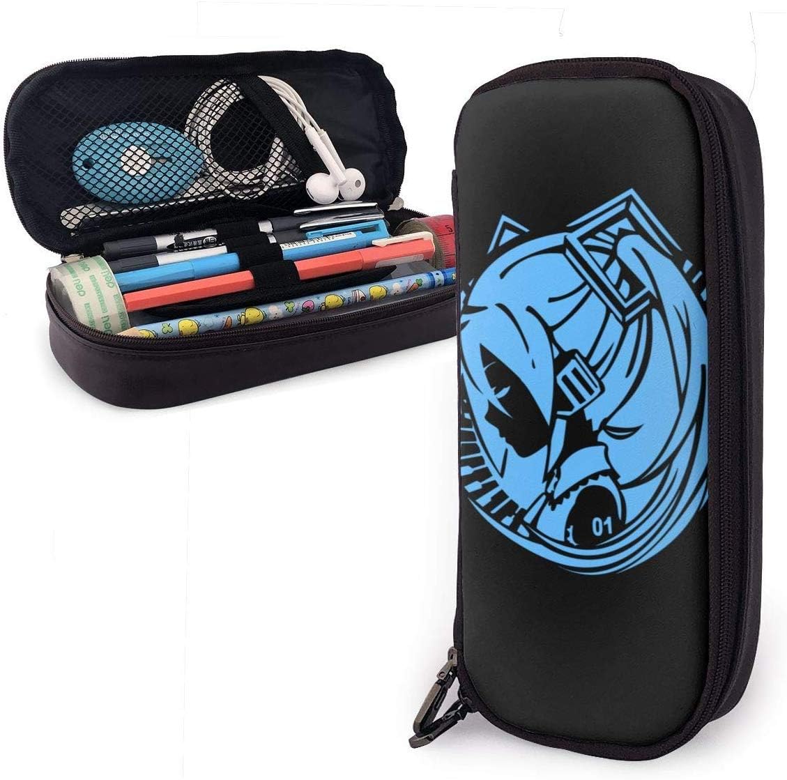 Pencil Case Big Capacity High Capacity Pen Pencil Pouch Box Organizer Portable Bag Holder with Zipper for School & Office - I Am Your Vocaloid