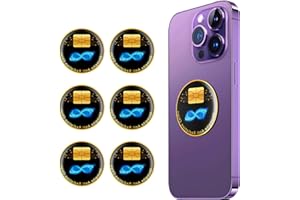 SJHPLZJYER 6 Pieces Cell Phone Blocker Protection Neutralizers Stickers for Smart Phones Tablets Laptops Computer WiFi Priner TV Electronic Devices Black vv1