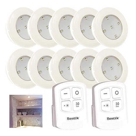 Utility Rooms Pantries Sentik 10 Pack 5 Smd Led Battery Powered