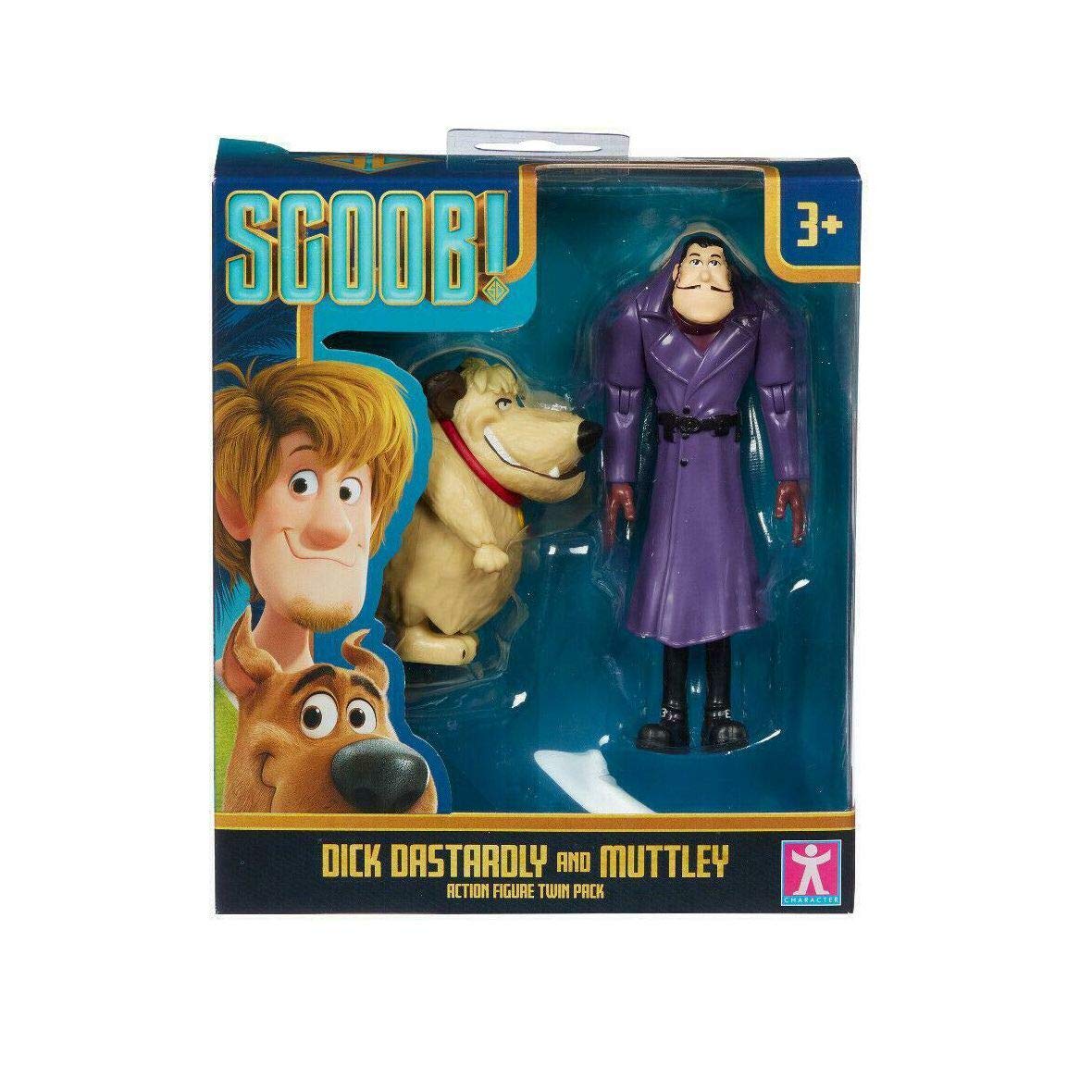 Scooby Doo DICK DASTARLY AND MUTTLY ACTION FIGURES TWIN PACK