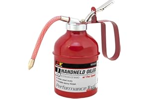 Performance Tool W54263 Epoxy Finished Handheld Oiler with Flex Spout - 1 Pint Capacity