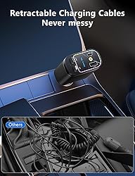 Starlight Retractable Car Charger, Starlight in Car