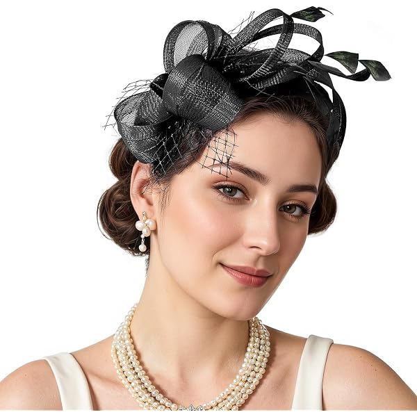 Tulle Flower Fascinators Hats for Women 2025 Derby Outfits  display picture 1