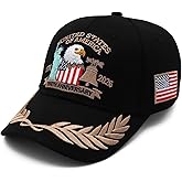 250 Anniversary USA Hat Embroidered America 250th 1776-2026 Hat Adjustable Eagle Caps Patriotic Hats for Men Women