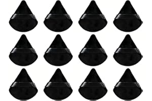 12pcs Powder Puffs for Face Powder Triangular Velour Makeup Puff for Loose and pressed powders,Cosmetic Foundation, Under Eye