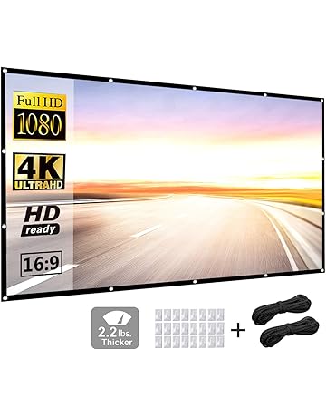 Projection Screens Amazon Com