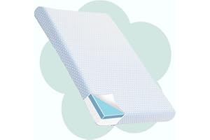 DIBAKO Pack and Play Mattress,38x26 Pack N Play Mattresses,Memory Foam Pack N Play Mattress Pad with Removable Washable Cover,Portable Mini Crib Mattress for Infants, Baby and Toddler